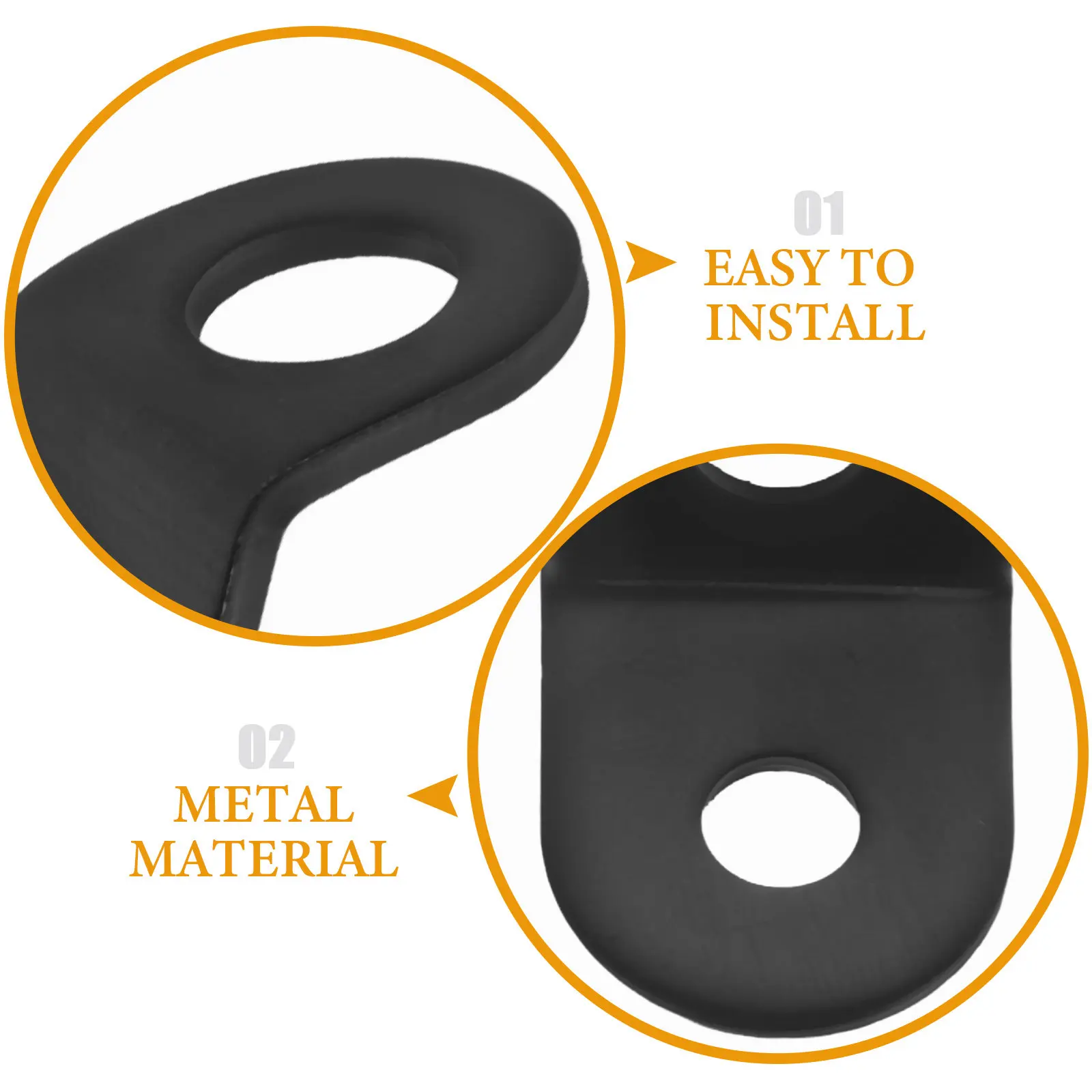 Heavy Duty Metal Oil Cup Mounting Bracket for Motorcycle Brake Fluid Reservoirs Oil Cup Support Clutch Tank Bracket Universal