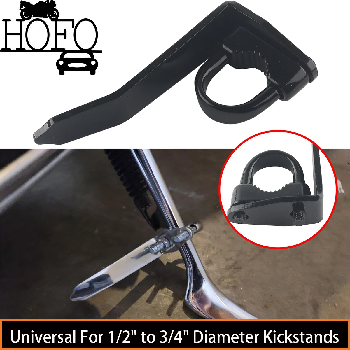 Motorcycle Accessories Side Stand Kickstand Extension Moto Part For Honda VTX1300C VTX1300R Retro VTX1300S VTX1300T Tourer Model