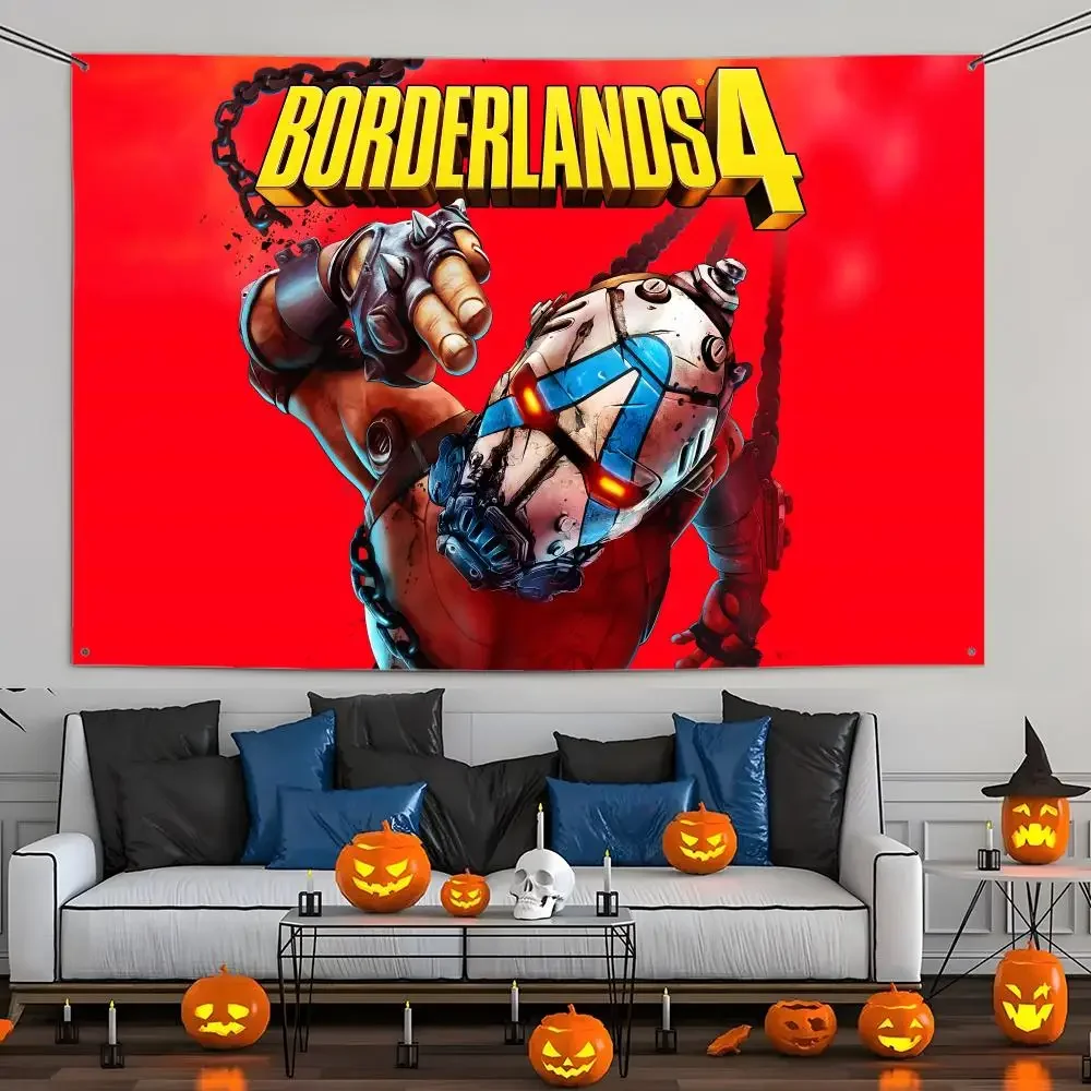 Classic B-Borderlands-Games Flags Wall Hanging Tapestry Outdoor Decorative flag Background Blanket
