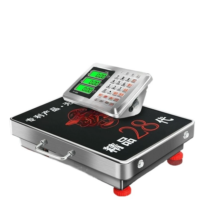 

Commercial table scale 300kg600kg portable high-precision weighing electronic weighing