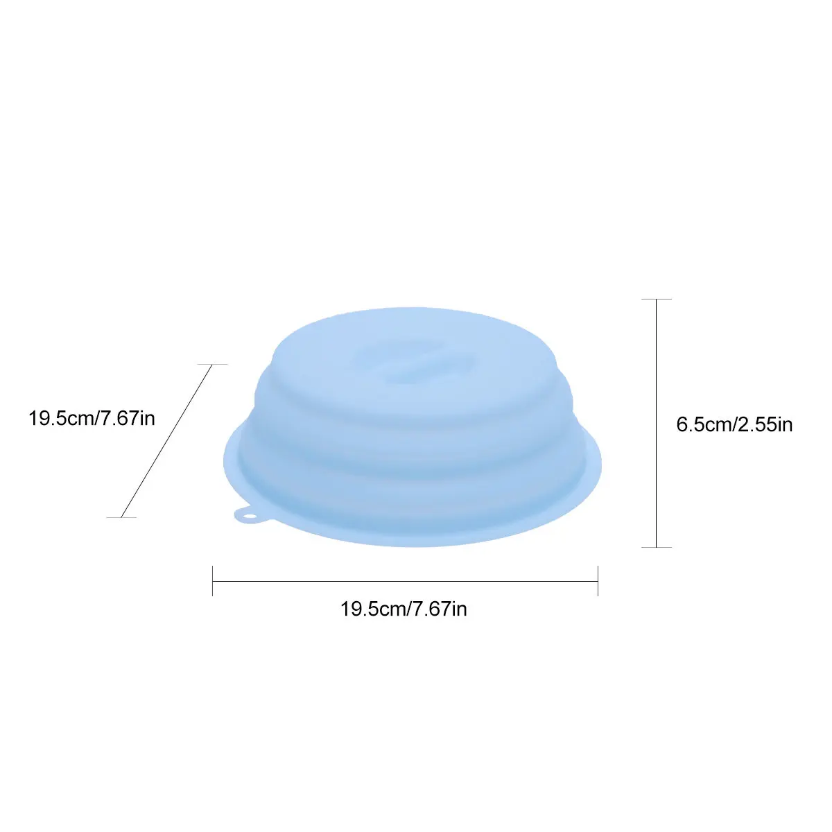 1Pcs Silicone Preservation Cover Premium Collapsible Food Seal Lid for Bowl Splashproof Multipurpose Drain Basket Wash Store