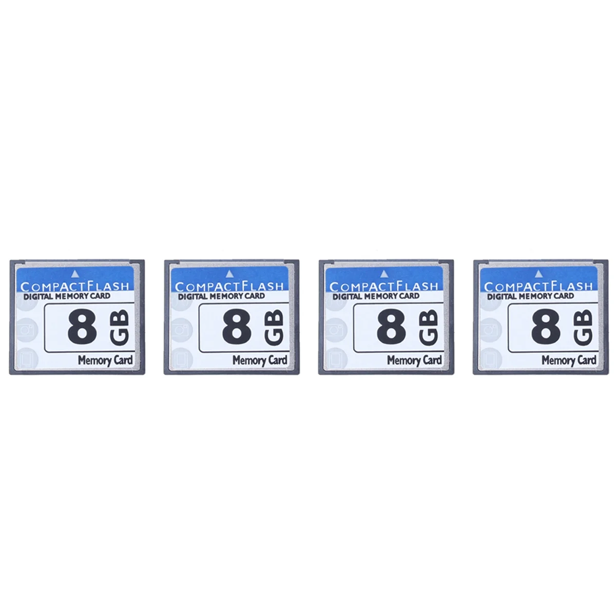【Sleek Design】4X Professional 8GB Compact Flash Memory Card(White&Blue)