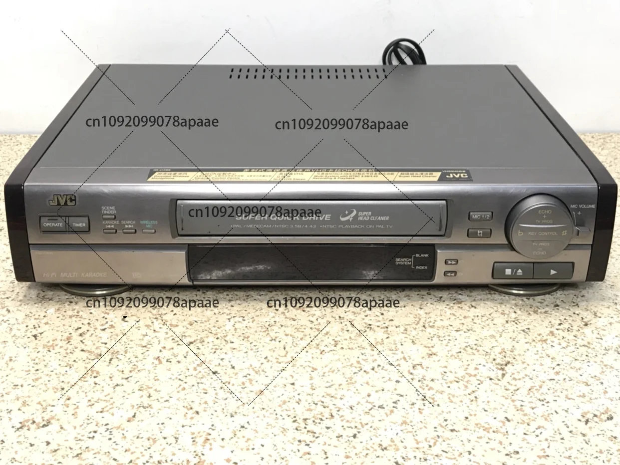 second-hand JVC six head video recorder HI-FI high fidelity image PAL/NTSC multi standard stereo VHS