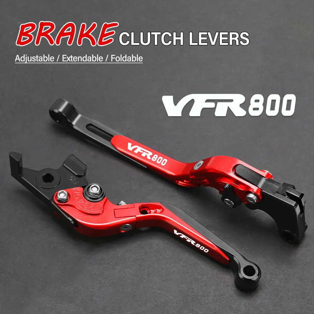 

FOR Honda VFR800FIWI VFR800 FIWI 1998-2001 Motorcycle Hand Brake Clutch Adjustable Levers Handle Folding Extendable Lever grip