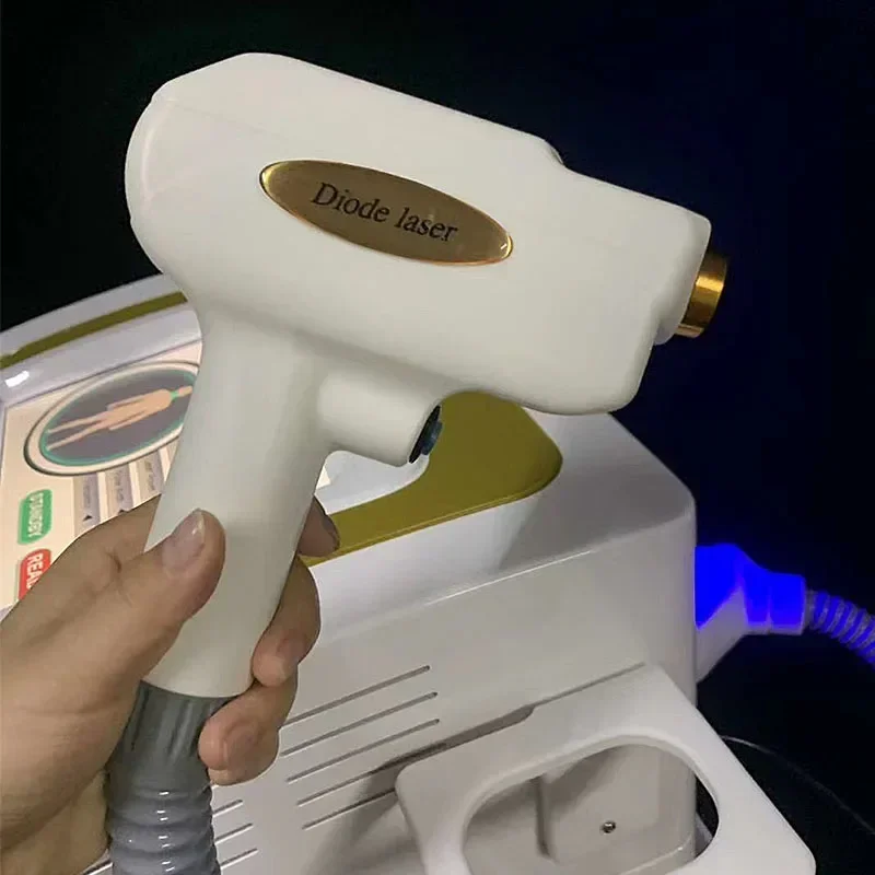 Latest 755 808 1064nm 3 Wavelength Diode Painless Strong  Professional Permanent Hair Removal Salon Machine