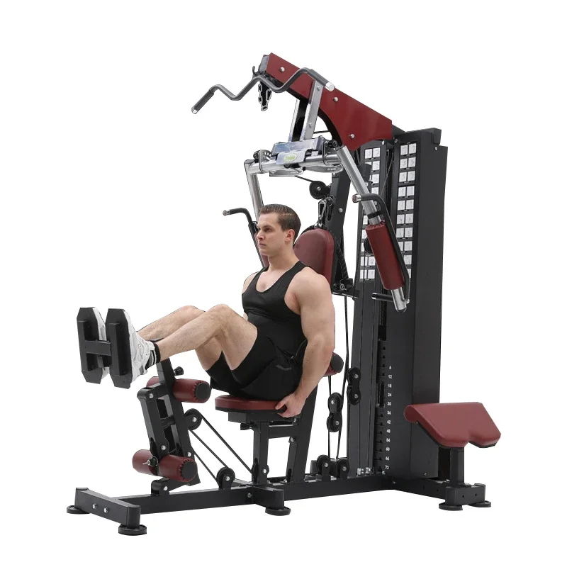 Indoor multi-functional integrated trainer high pull down fitness equipment home gym equipment single station