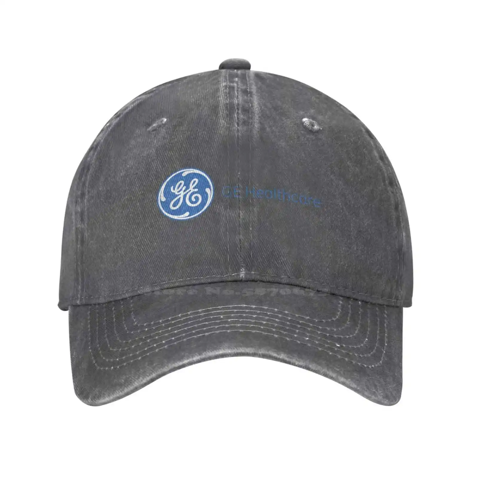 

GE Healthcare Logo Print Graphic Casual Denim cap Knitted hat Baseball cap