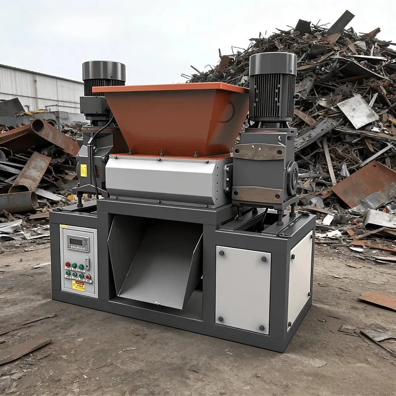 Semi Automatic Waste Crusher Labor Saving Shredder Factory Production Line Auxiliary Shredding Equipment