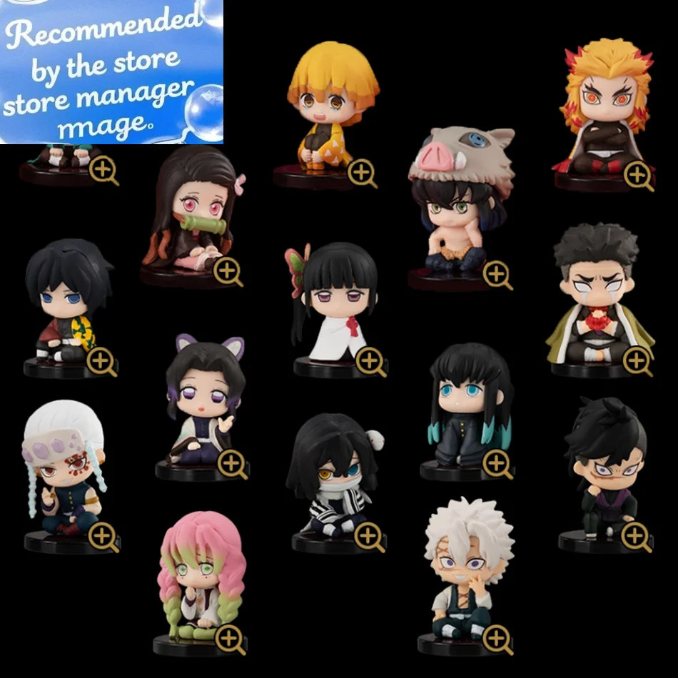 

Anime Demon Slayer Kimetsu no Yaiba Figure Kamado Tanjirou Action Figure Agatsuma Zenitsu Nezuko Warrior Q Version PVC Model Toy