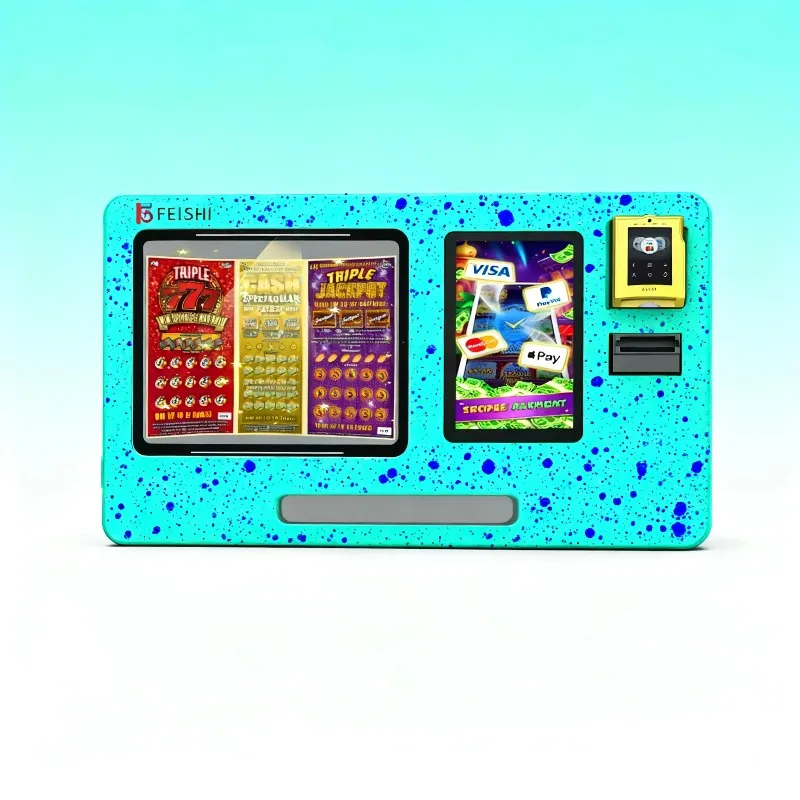 

Custom Compact Lottery Machine 10.1 Inch Touch Screen Dual-purpose Lottery Four Types of Lottery UK 24-hour Service Store SDK