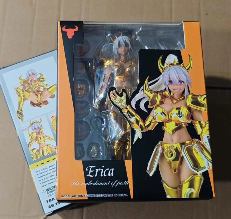 Nuovo In Magazzino GT Femminile Taurus Erica EX Golden Sacro Vestiti Action Figure Mito Santo Covenant Fighter Da Collezione Anime Giocattolo