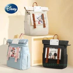 Disney-Bolsa de pañales para bebé, mochila Original de marca de lujo, bolsa de pañales para bebé de dibujos animados, gran capacidad, alta calidad, nueva moda