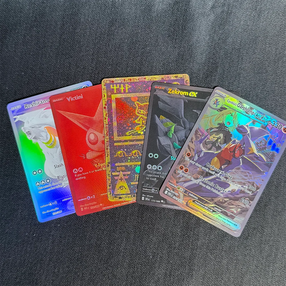 PTCG-S Proxy Card Neo Team Rocket Dark Charizard Gengar Dragonite Pikachu Lugia Mew Ex Games Ganzes Set PKM-Karten