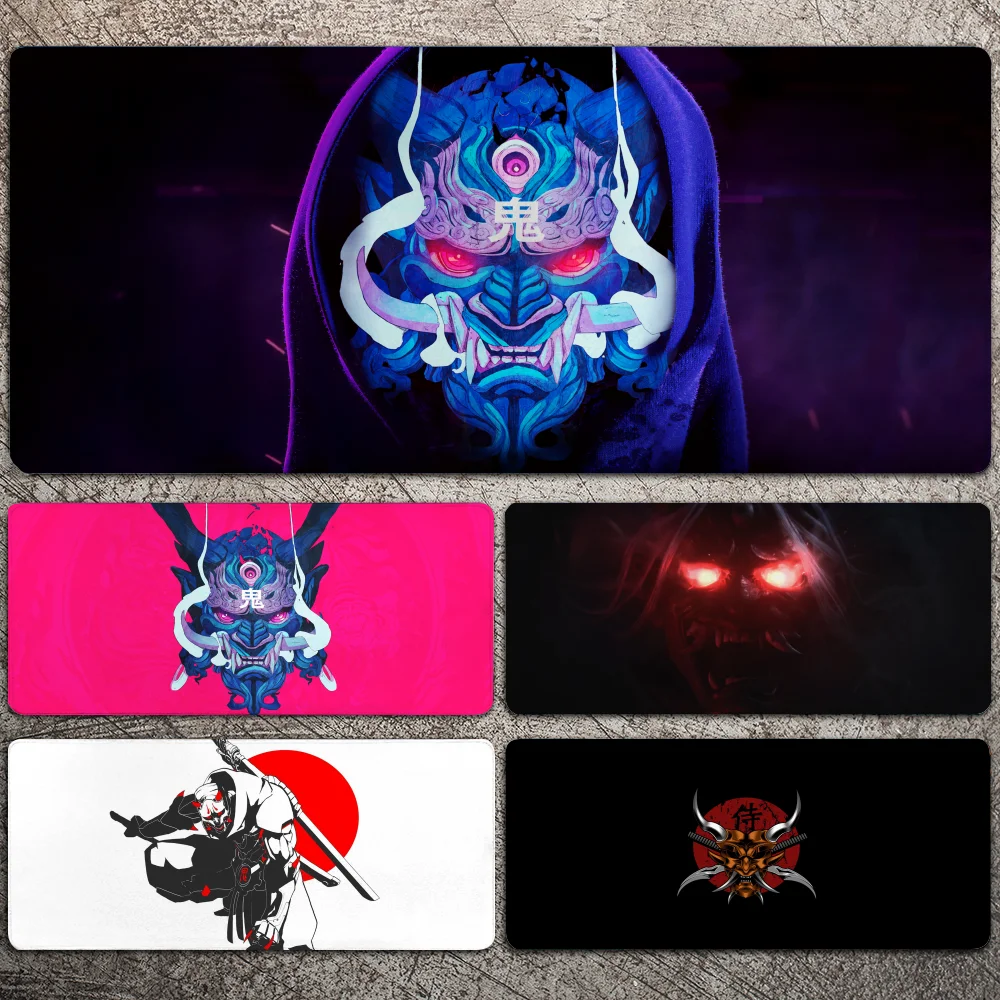 

Anime Oni Mousepad Large Gaming Mouse Pad LockEdge Thickened Computer Keyboard Table Desk Mat