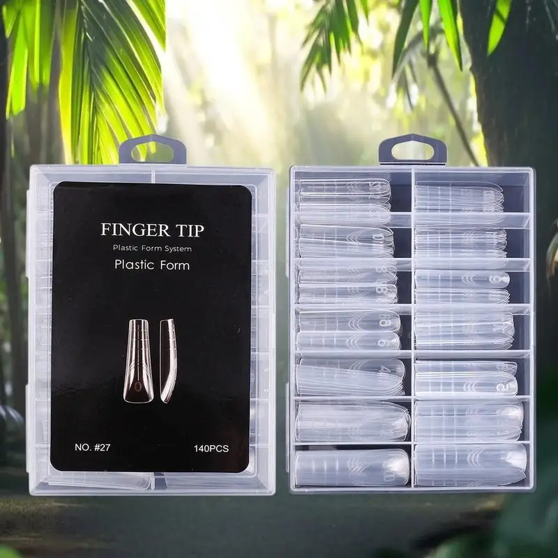 70/140/150 Stuks Nailpop Dual Systeem Nagels Formulieren Uitbreiding Valse Nagel Tips Top Formulieren Voor nagels Gel Building Mold Art Gereedschap