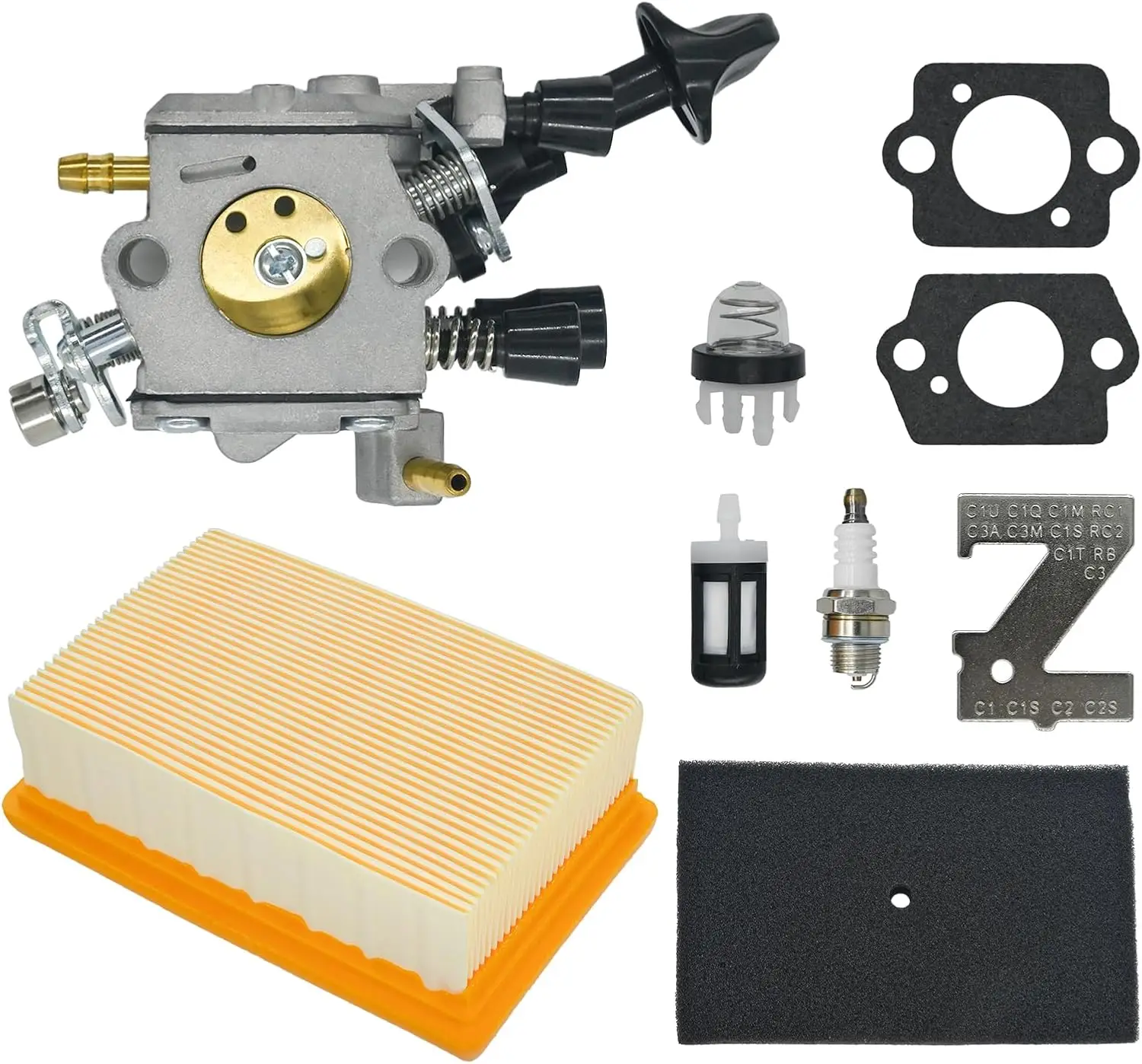 BR350 Carburetor Replacement for Stihl BR430 BR350 BR350Z BR450 SR430 SR450 Backpack Blower Parts, Carb Replacement for Zama C1Q