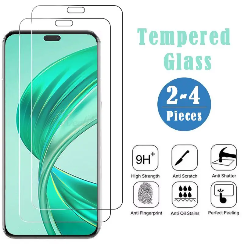 2/3/4 Piece Protective Glass for Honor X8b X7b X6b X5b Plus X7c Screen Protector for Honor Play 9C 9T 8T 7T Pro X60i X50i Glass