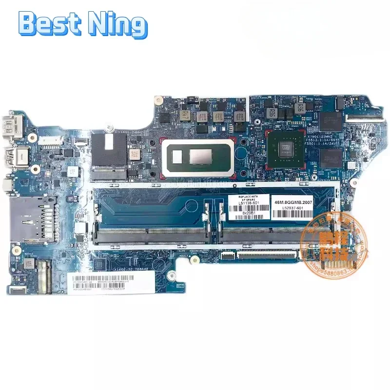 X360 14-DH Laptop Motherboard For HP Pavilion 18742-1 L87921-601 Mainboard with CPU  I3 I5 I7 10th Gen GPU 2G DDR4