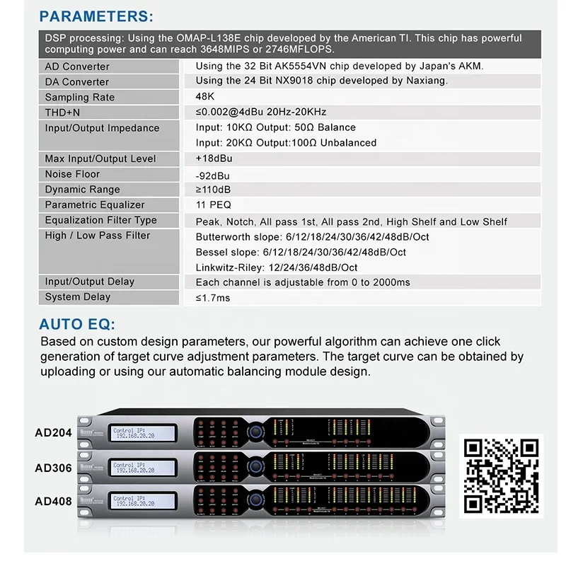 DBX PA2 Active DSP Audio 4-Way Loudspeaker Driverack Crossover