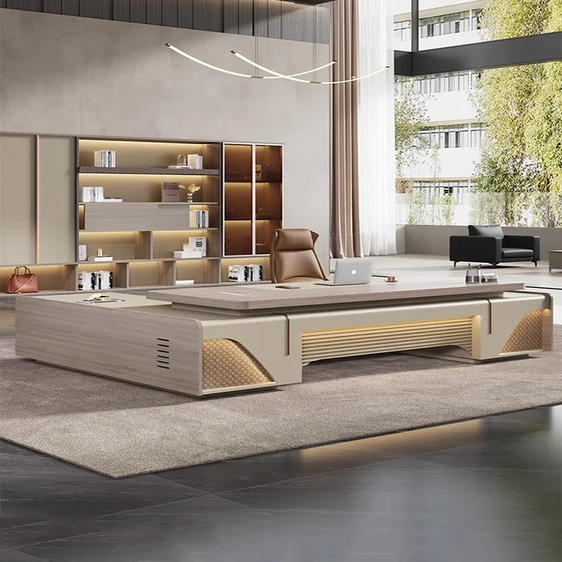 مكاتب الغرفة تقدم مكتب محطة العمل الدائمة طاولة الدراسة الجلوس اللوازم المكتبية اكسسوارات الأثاث الكمبيوتر Tavolo الألعاب العمل #1