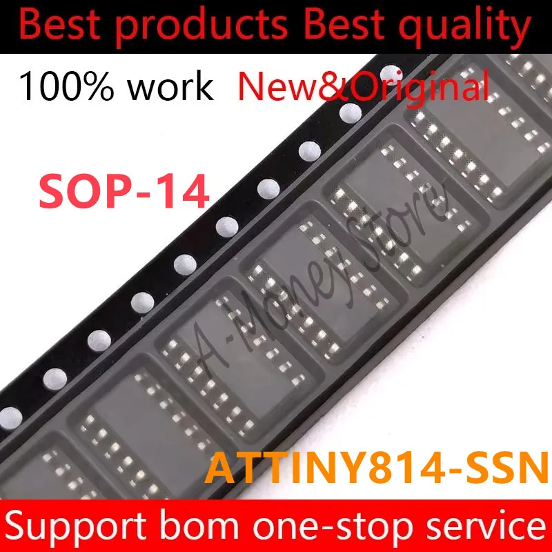 

(5-10pcs)ATTINY814 ATTINY814N ATTINY814-SSN sop-14