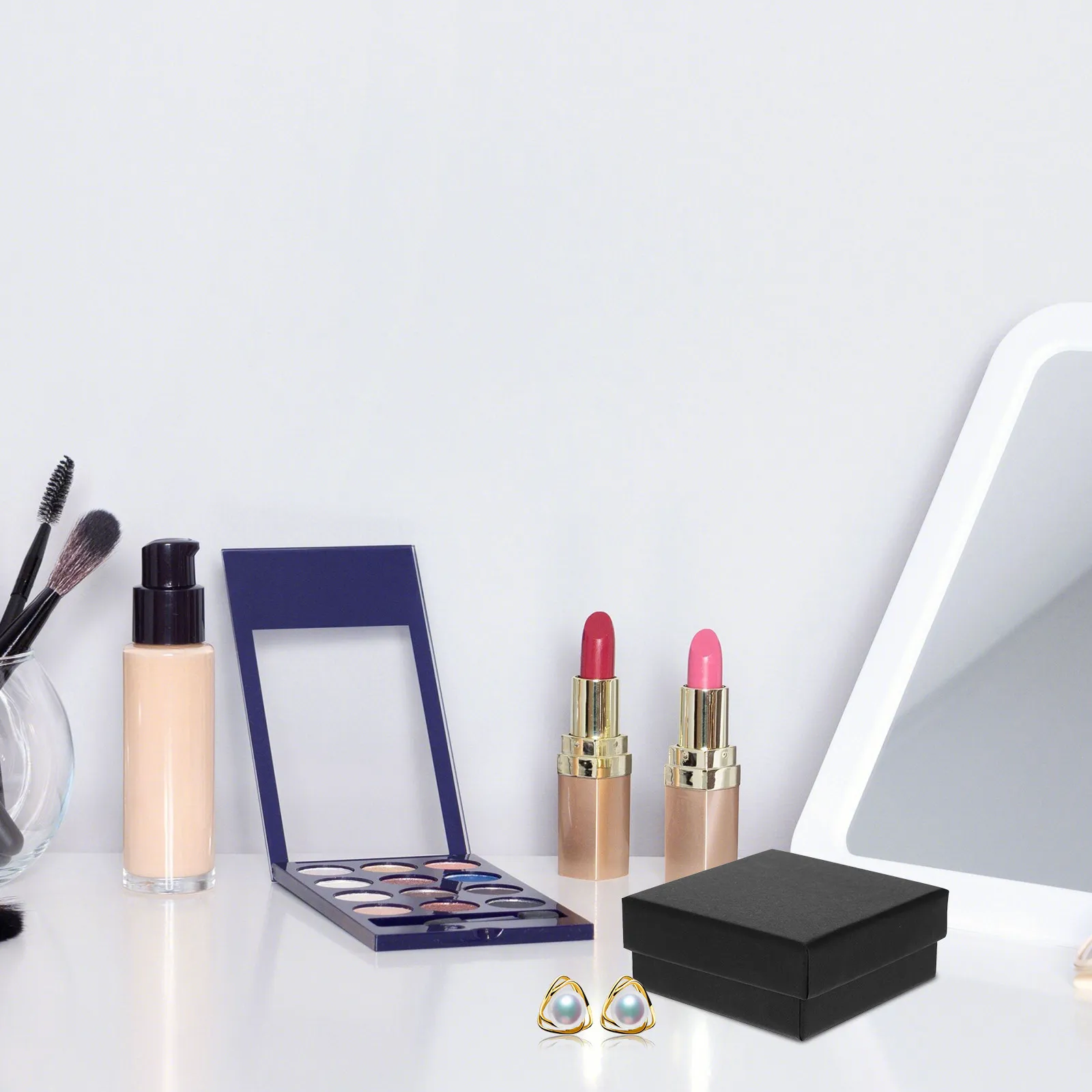 

12Pcs Jewelry Packaging Boxes Necklace Gift Box Bracelet Gift Box Earring Storage Case Elegant Simple Design Dresser Decoration