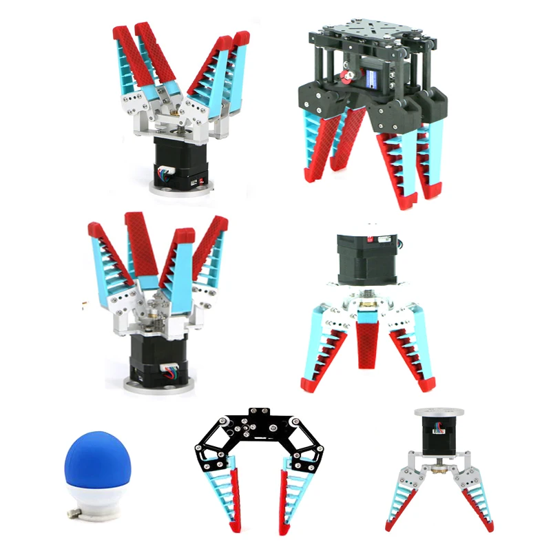 New Flexible Robot Claw with Big Load Bionic Flexible Mechanical Finger Pneumatic Electric Claw For STEM Educational Robotic Kit