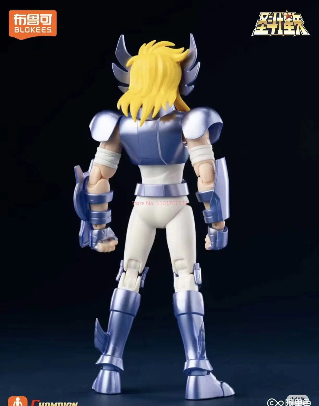 مجموعة شخصيات الحركة الجديدة من Blokees Saint Seiya-Cygnus Hyoga Aquarius Camus Aiolos Mu Aiolia Milo Champion Class Toy Assembly Model
