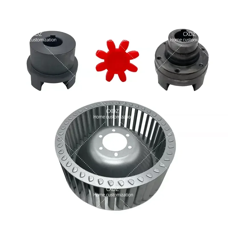 Vacuum Pump Cooling Fan Impeller Blade Air Pump Coupling Buffer Pad Accessories
