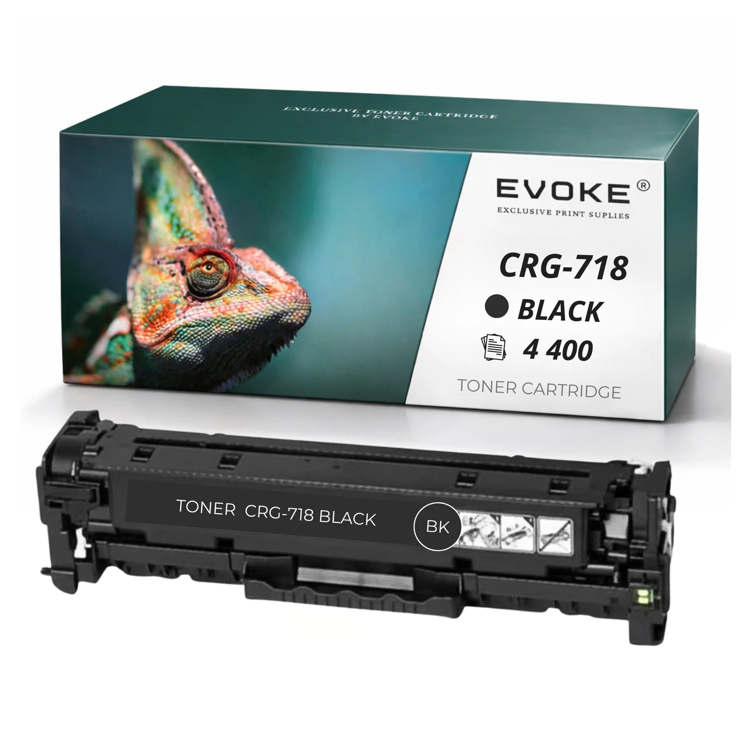 Evoke Compatibele Toner voor Canon Crg-718 Bk Crg-718Bk Crg718Bk Crg718 Crg-718 Zwart 4400 Pagina's Lbp7210Cdn Lbp7660Cdn Lbp8360Cdn Lbp8380Cdw