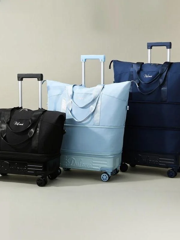 

Большая вместительная городская простая сумка-сумка Sle Lage с вращающимися колесами и плечевым ремнем для учащихся Materni и дорожных целей