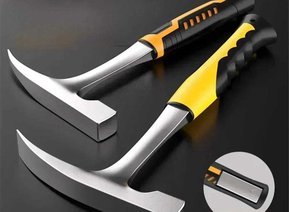 

Профессиональный ручной инструмент из высокоуглеродистой стали, геологический молоток для кемпинга, встроенный кованый молоток, многофункциональные инструменты