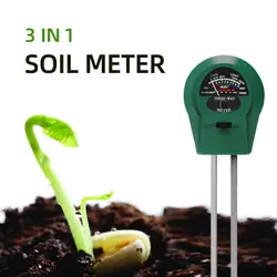 Moisture Sunlight PH Meter Soil Water Acidity Humidity Light PH Test Garden Plants Flowers Moist 3 in1 Tester Testing Instrument