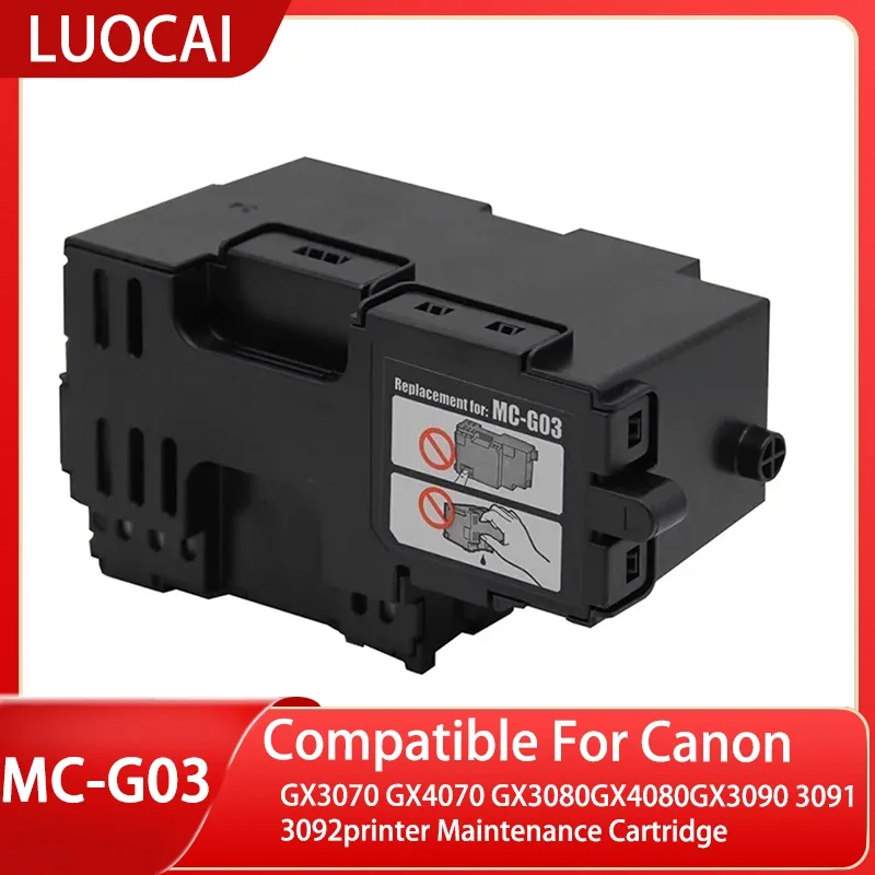 LUO CAI MC-G03 G03 Maintenance Tank Compatible For Canon GX3070 GX4070 GX3080GX4080GX3090 3091 3092printer Maintenance Cartridge