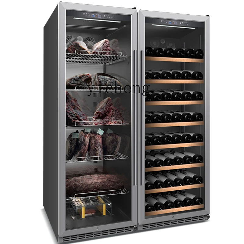 X18 Dry Steak Cooked Cabinet Beef Sour Cabinet Commercial Western Barbecue Refrigerated Display Cabinet
