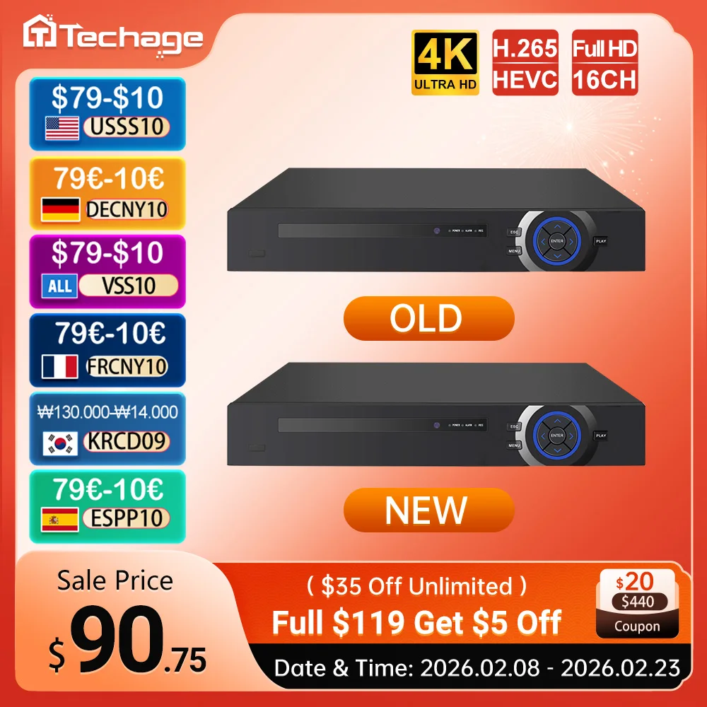 

MISECU H.265 32CH 4K 5MP CCTV NVR DVR Network Surveillance Video Recorder For IP Camera XMEYE P2P Cloud 24/7 Max 8MP Output P2P