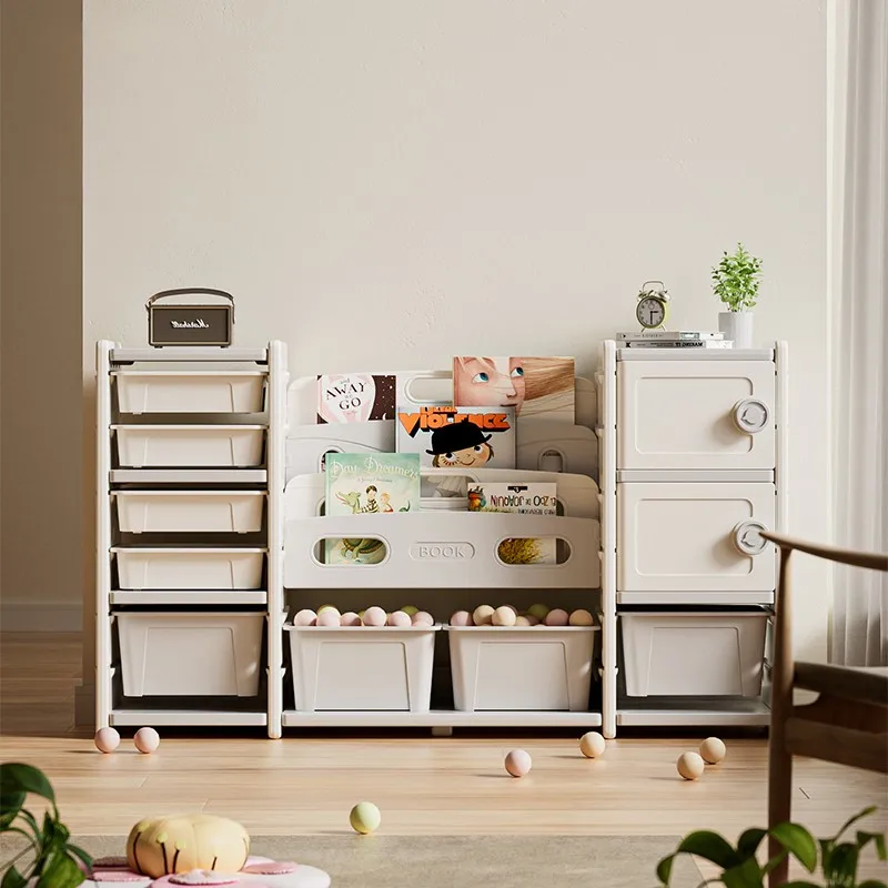 

Kids Cabinets Children Book Shelf Furniture Sets Toys Teen Storage Plastic Clothes Box children Bedroom Kindergarten