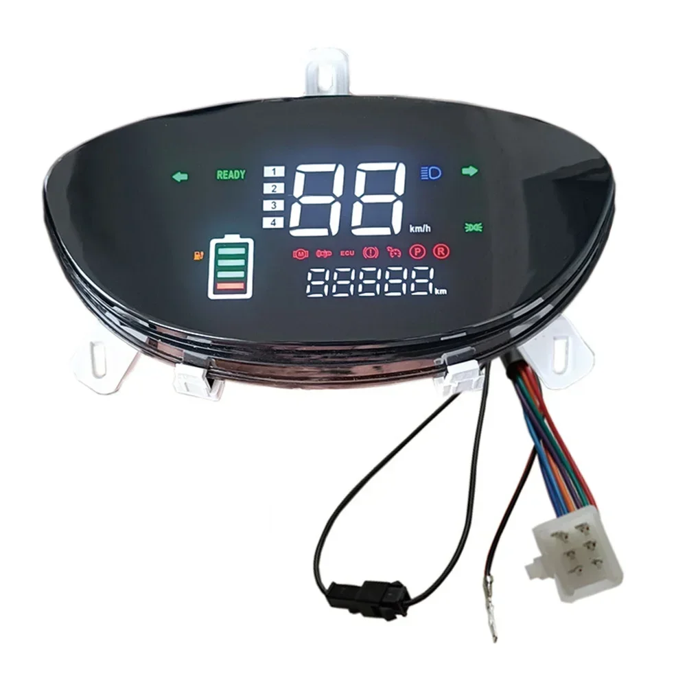 LCD Display Motor Speedmeter for Ebikes  Scooters  Electric Bike Scooter Part  Easy Installation  Supports 48 72V 1x Display