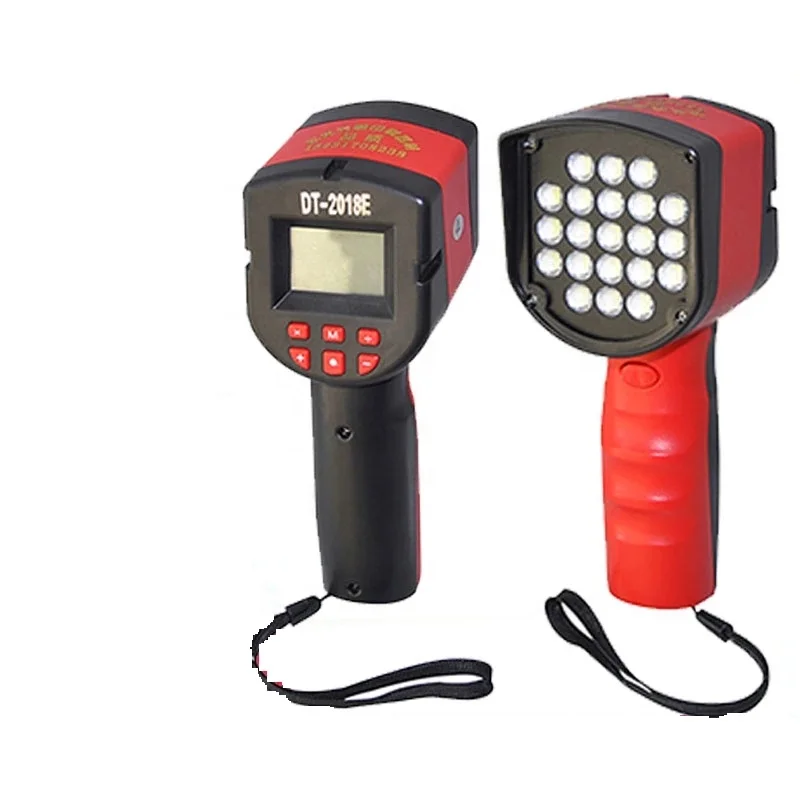 DT-2018E 21-LED Stroboscope | Handheld Rechargeable Flash Light | Multifunctional Printing & Machinery Tester