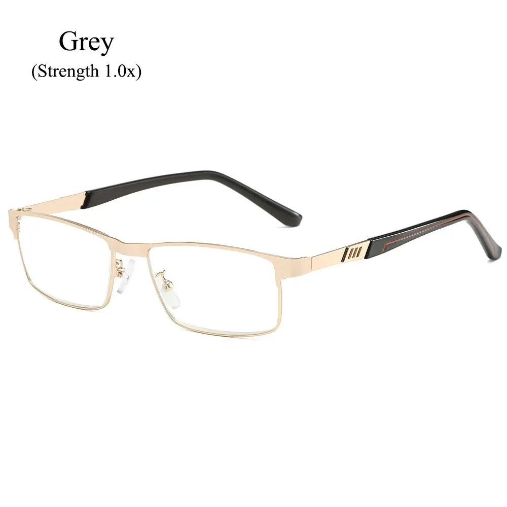 Stainless Steel Men Business Reading Glasses for Reader Mens Presbyopic optical Glasses +1.0 1.5 2.0 2.5 3 3.5 4.0