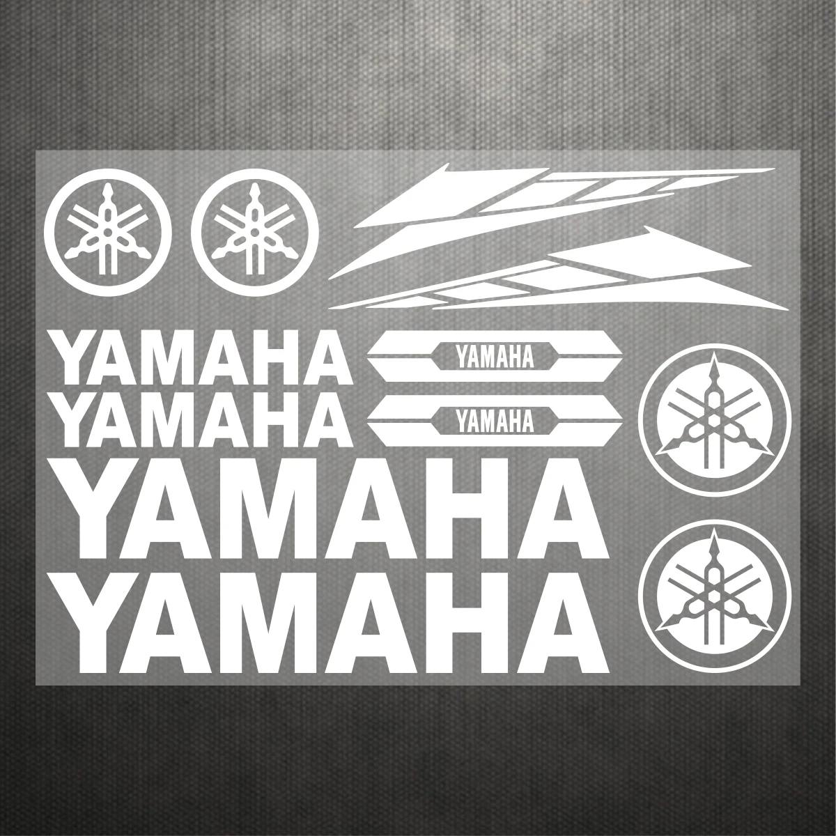 Vinyl Yamaha Sticker Logo Motorcycle Stickers Helmet Reflective Decal Kit