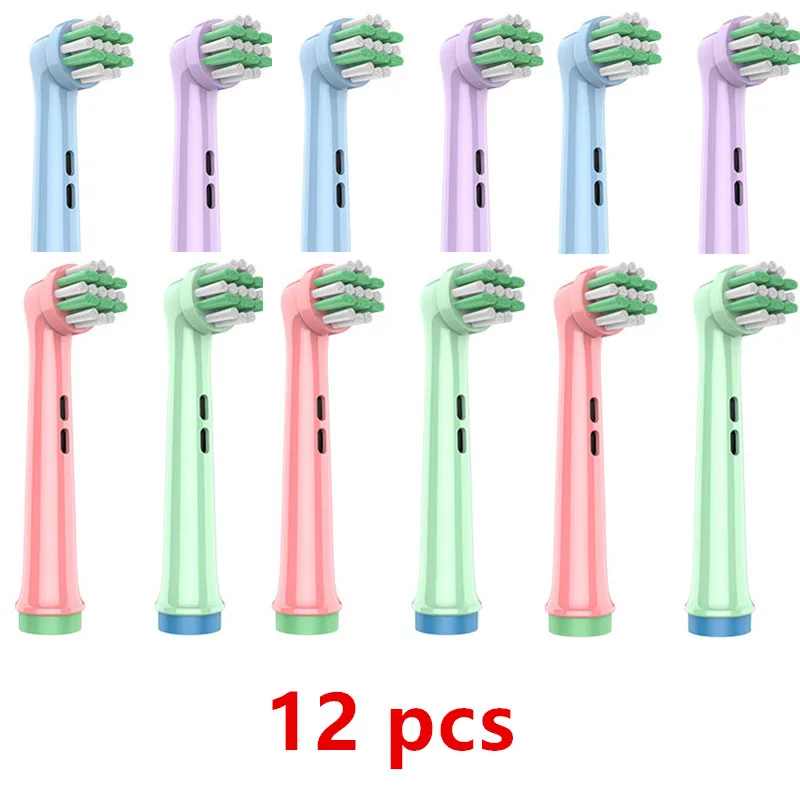 4/8/12pcs Electric Toothbrush Head For Oral B Electric Toothbrush Replacement Brush Heads Tooth Brush Hygiene Clean Brush Head