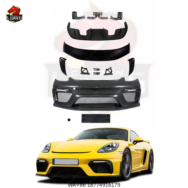 

Комплект кузова GT-4 для 718 с выхлопной трубой спойлера бампера