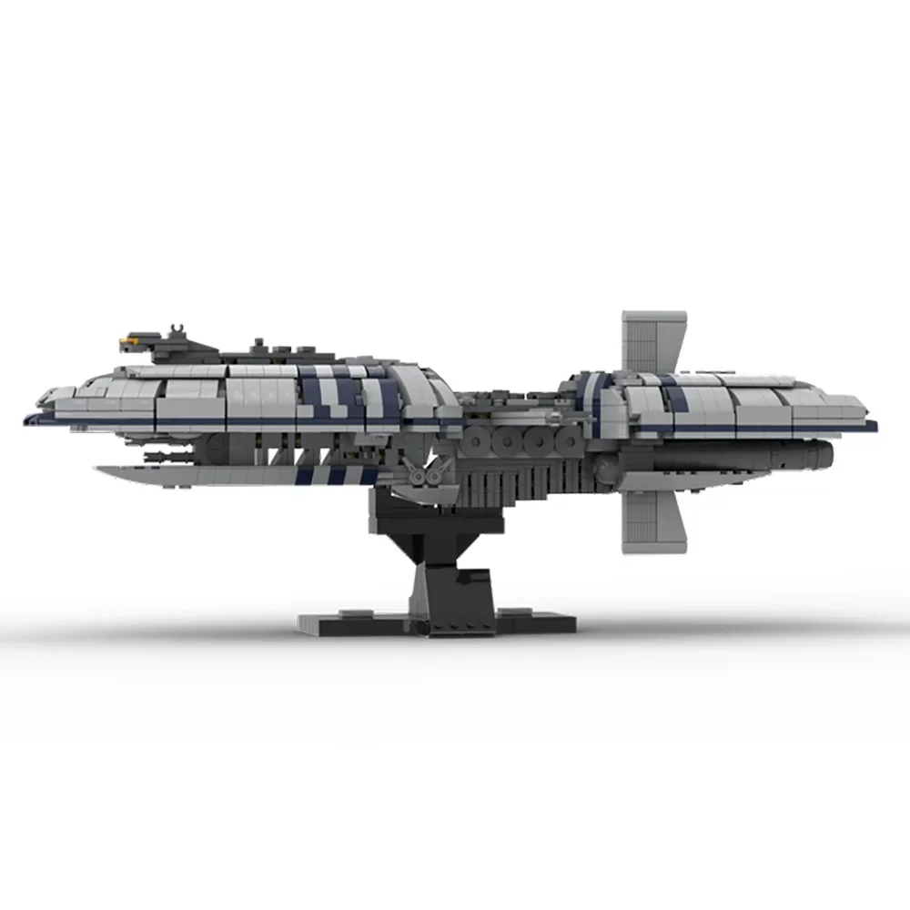 MOC The Catapult Machine Spacecraft Classic Model Bricks for Children, Frigate Holiday Gift, Building Assembled Bricks