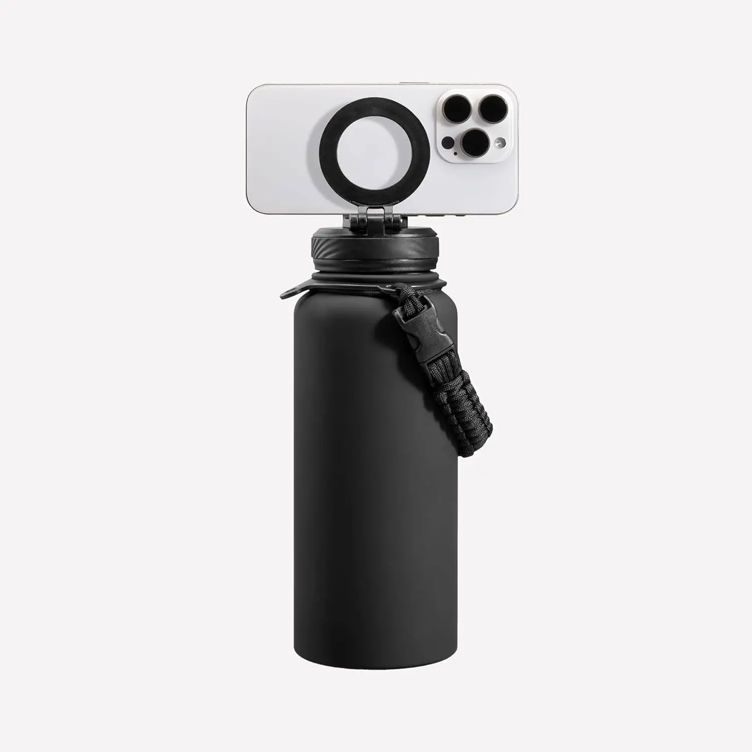 

Изолированная бутылка для воды из нержавеющей стали — герметичная, 32 унции, сохраняет горячую или холодную воду, совместима с Magsafe, отлично подходит для путешествий,