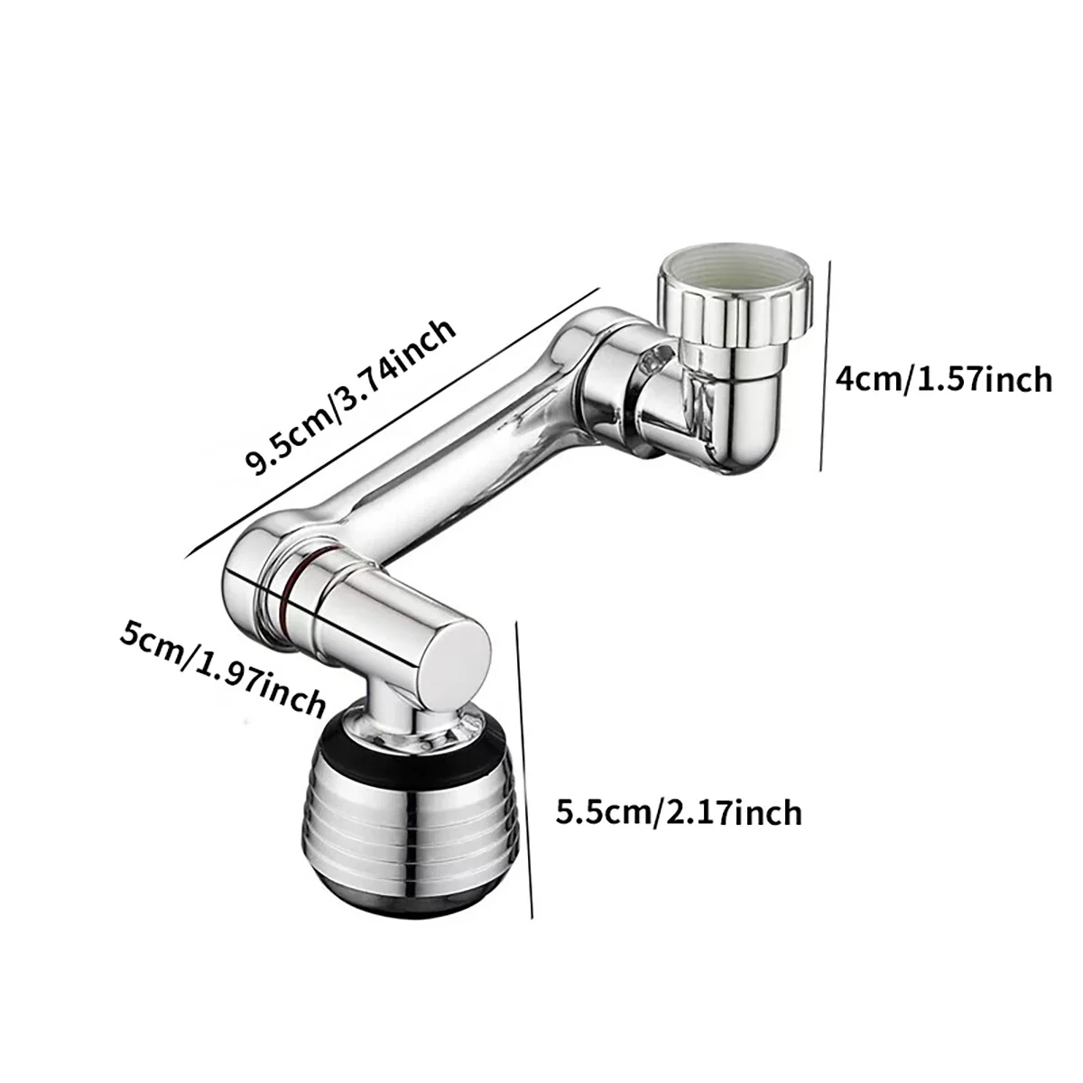 Universal Kitchen Sink Extender Splashproof Pressurized Dual Mode Adjustable Angle Universal Adaptation