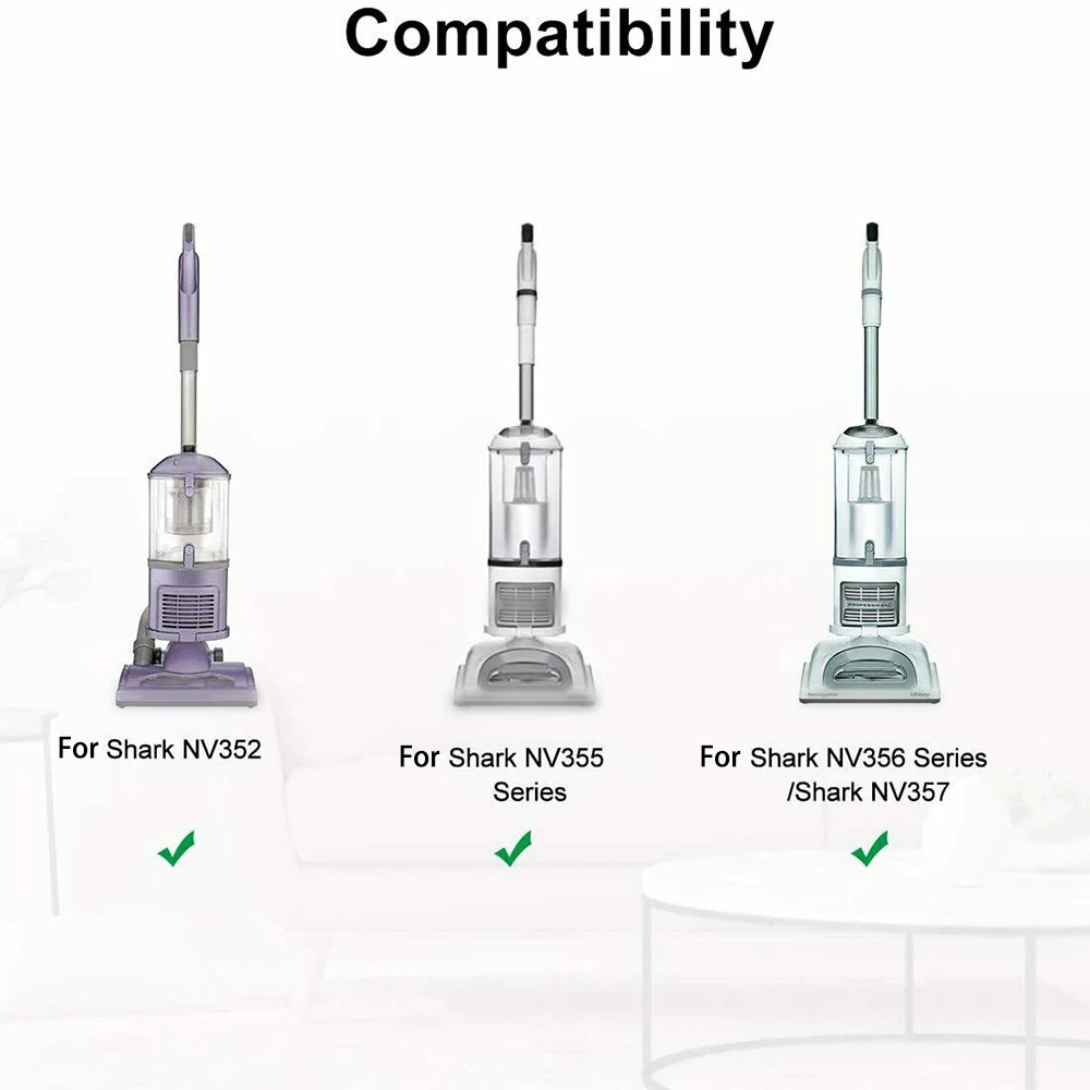 2Pcs Vacuum Belt For Shark Navigator Pro NV352 NV355 NV356 NV357  Vacuum Cleaner Accessories