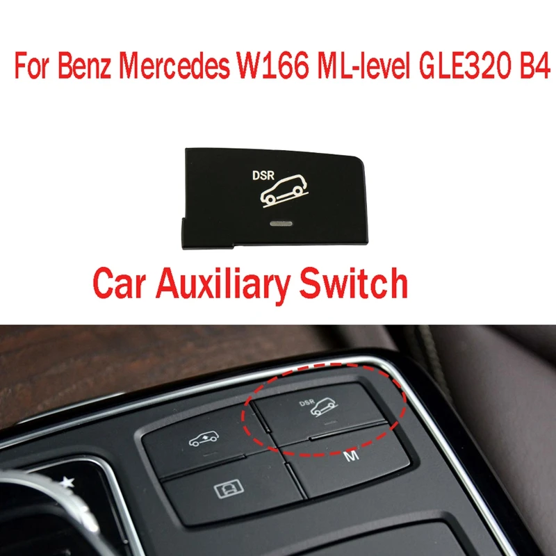 Car Downhill Auxiliary Switch Shift Button Multi-Function DSR Switch Shift Button For Mercedes W166 ML-Level GLE320