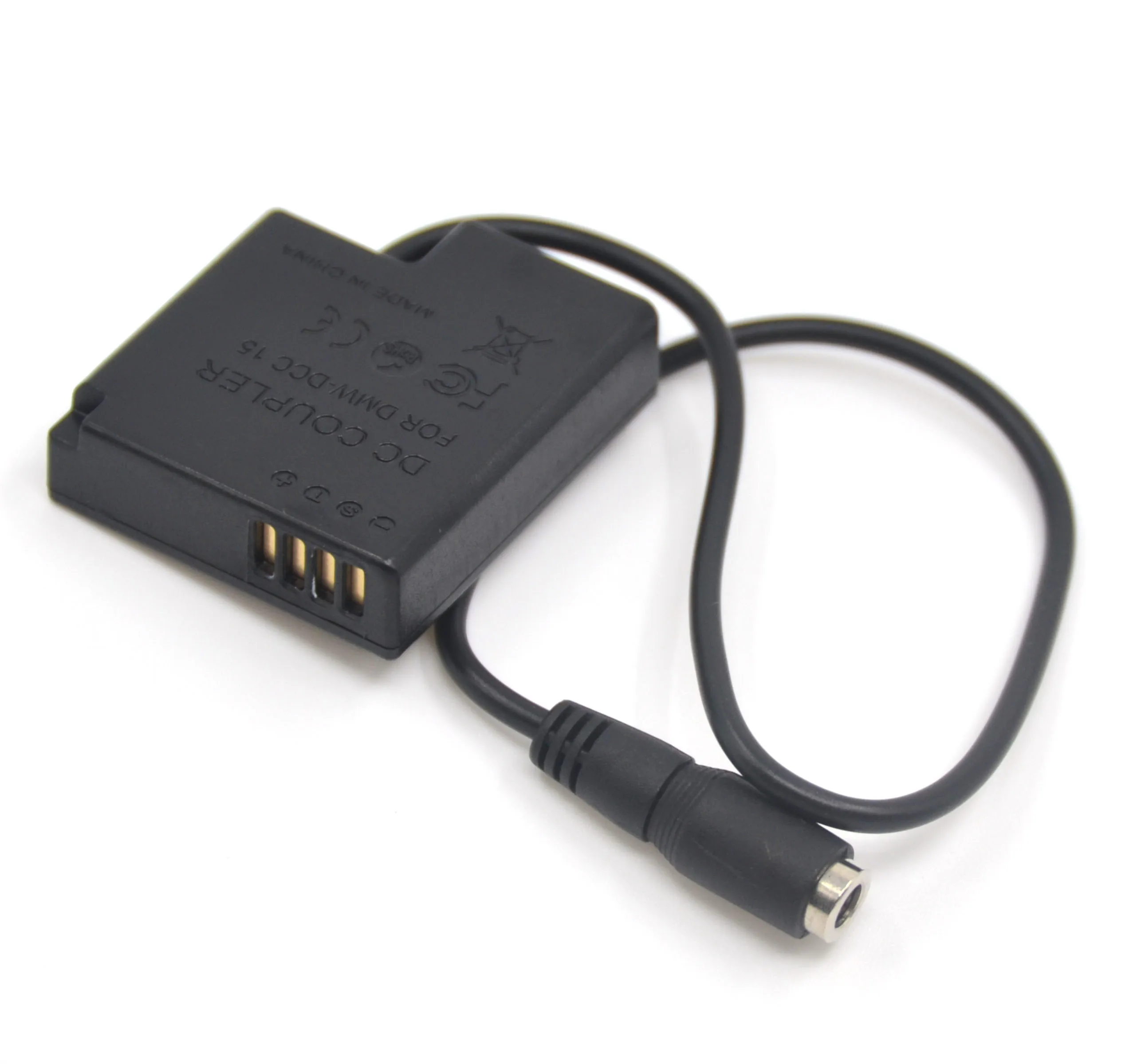 DMW-BLH7 BLH7 DMW-BLH7E BLH7E batería simulada DMW-DCC15 DCC15 acoplador CC compatible con fuente de alimentación para Panasonic DMC-GM1 DMC GM5 GF7 GF8