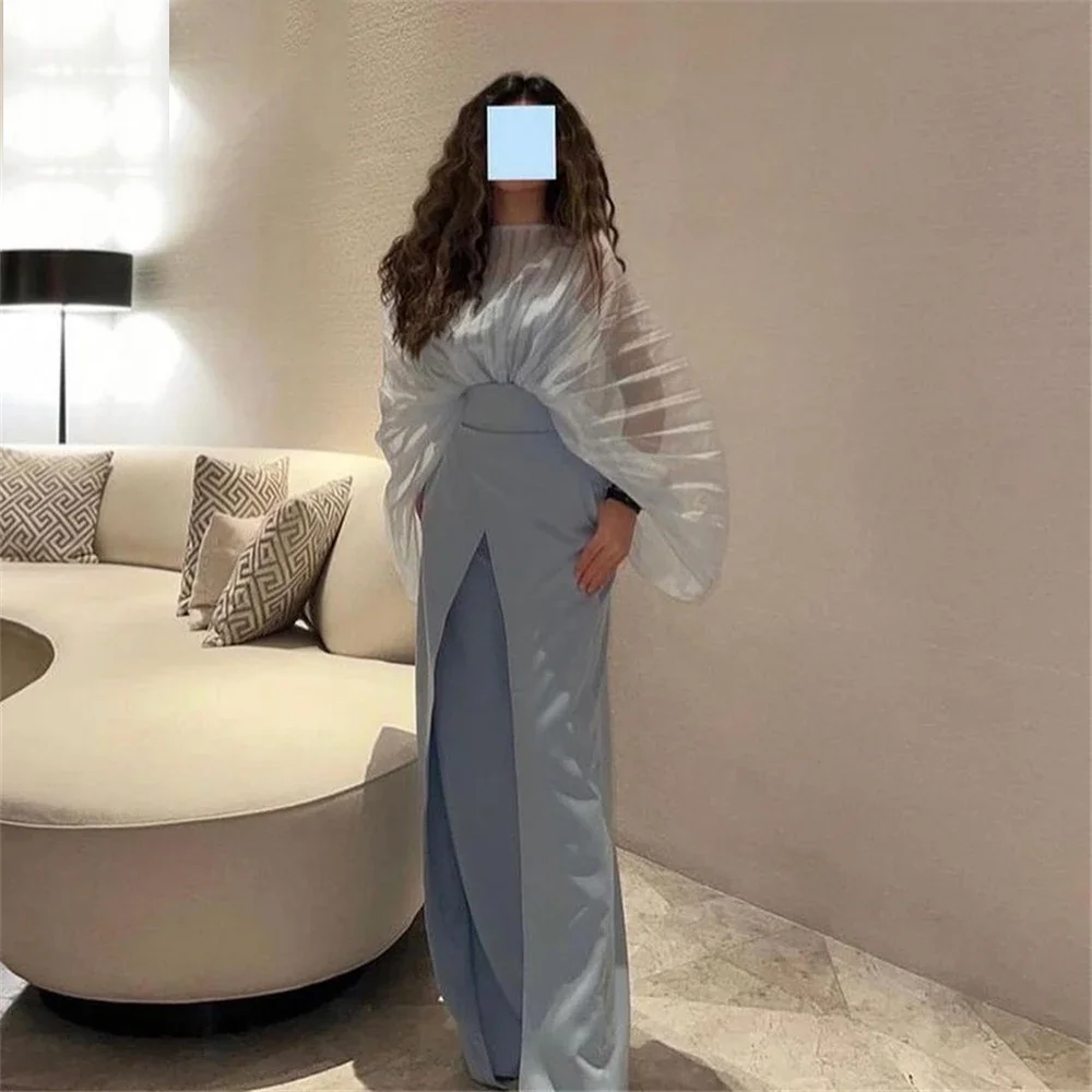 Prom Dress High Neckline Women 2023 New Fashion Long Sleeve Evening Gowns Formal Occasion Vestidos Para Eventos Especiales